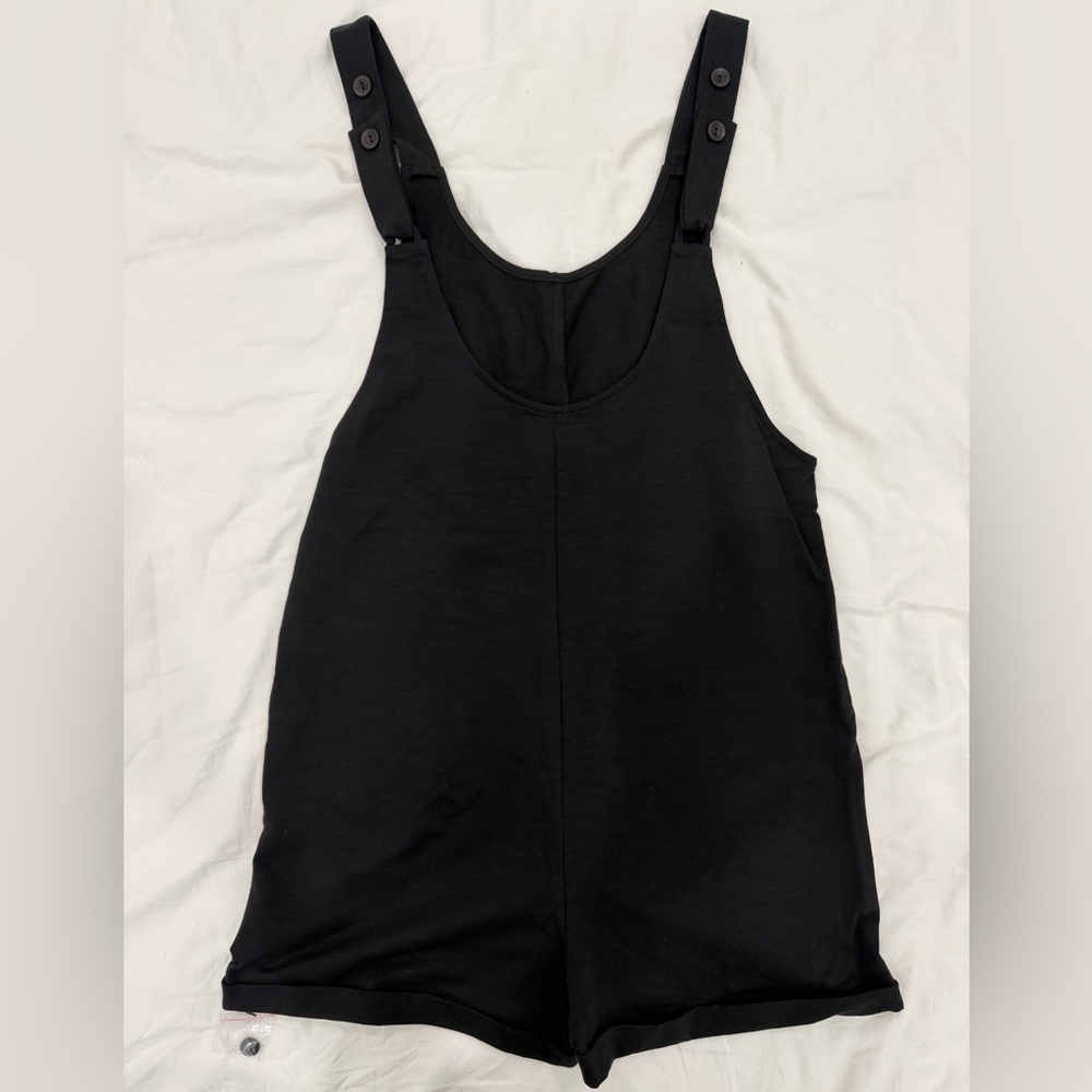 Jackson Rowe Black Overall shorts